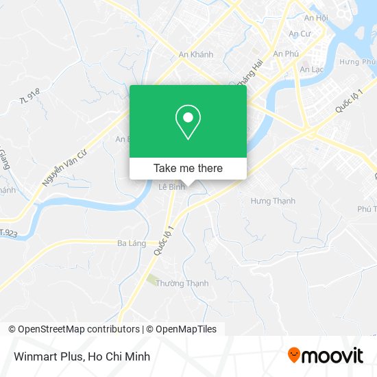 Winmart Plus map
