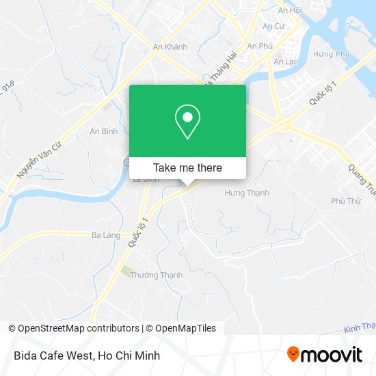 Bida Cafe West map