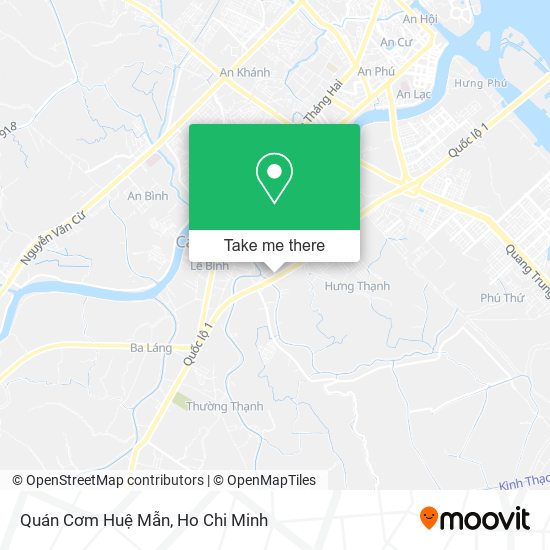 Quán Cơm Huệ Mẫn map