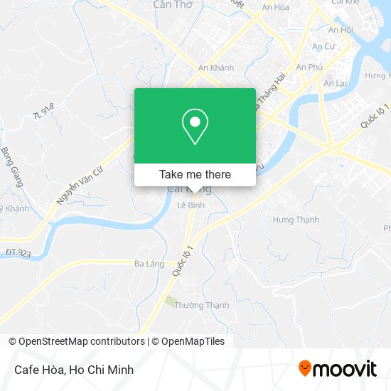 Cafe Hòa map