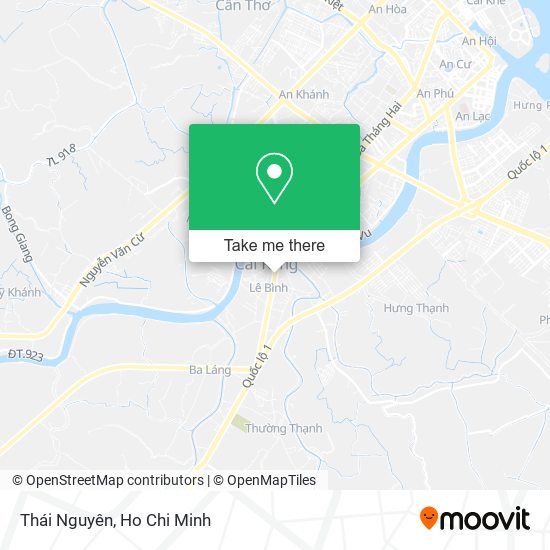 Thái Nguyên map
