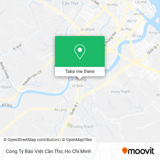 Công Ty Bảo Việt Cần Thơ map