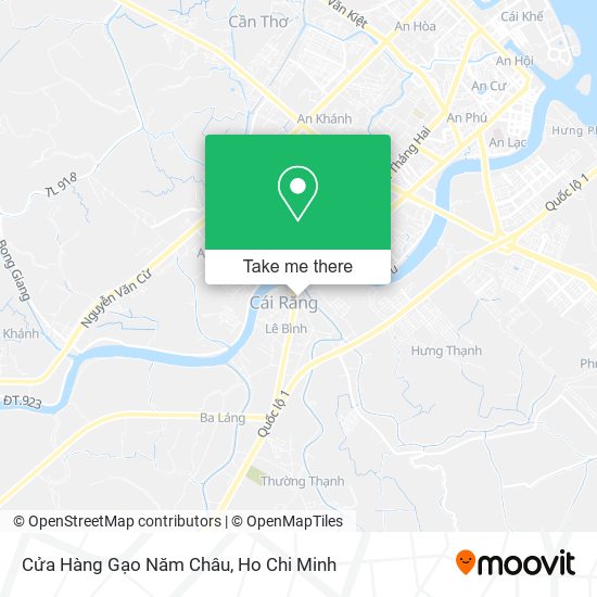 Cửa Hàng Gạo Năm Châu map