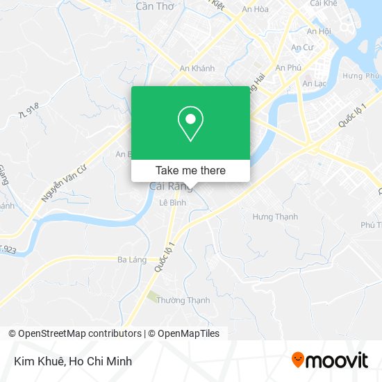 Kim Khuê map