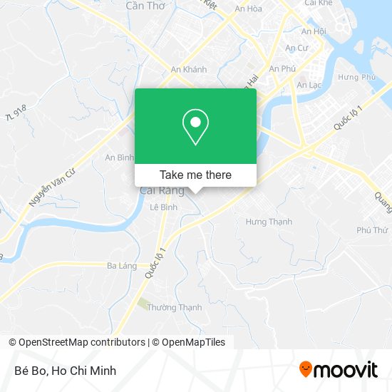 Bé Bo map