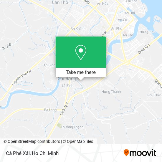 Cà Phê Xái map