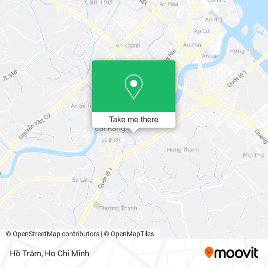 Hồ Trâm map