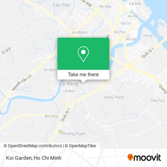 Koi Garden map
