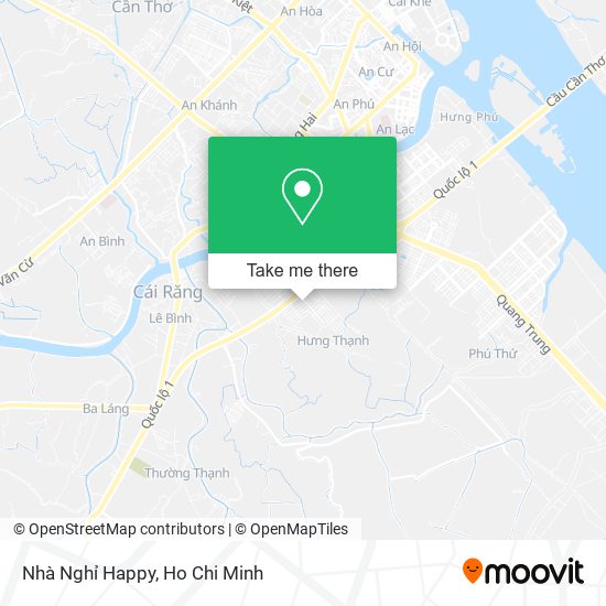 Nhà Nghỉ Happy map