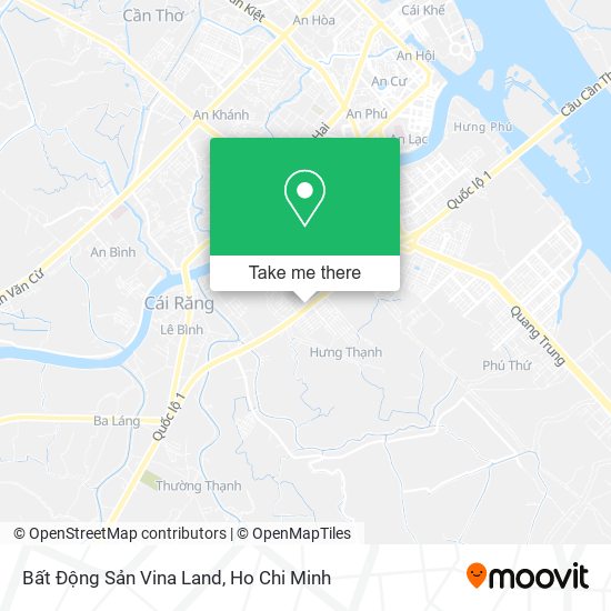 Bất Động Sản Vina Land map