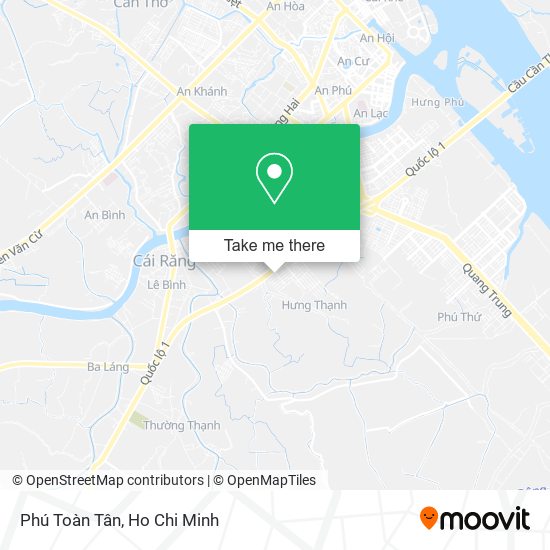 Phú Toàn Tân map