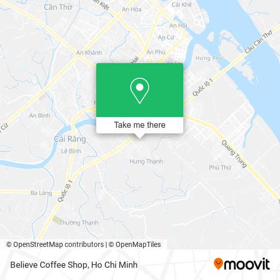 Believe Coffee Shop map