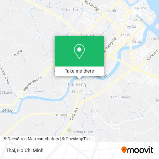 Thái map