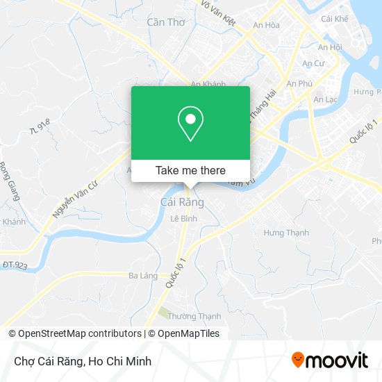 Chợ Cái Răng map