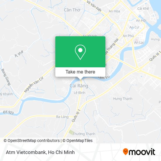 Atm Vietcombank map
