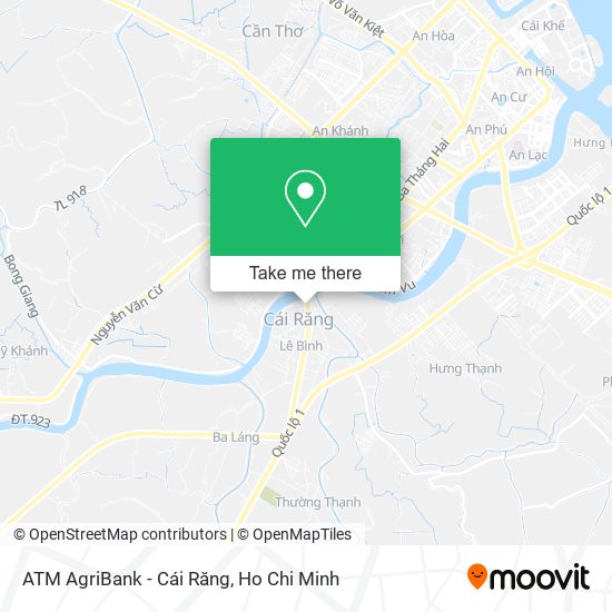 ATM AgriBank - Cái Răng map