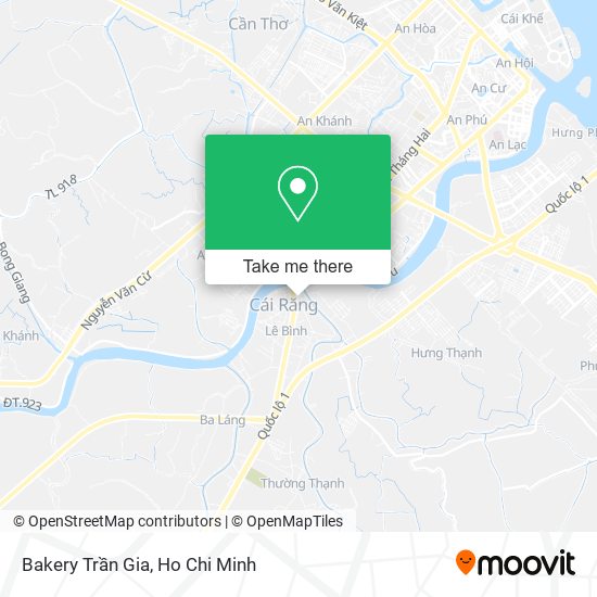 Bakery Trần Gia map