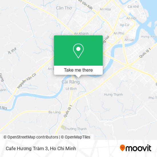 Cafe Hương Tràm 3 map