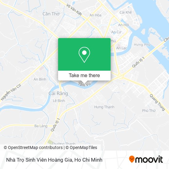 Nhà Trọ Sinh Viên Hoàng Gia map