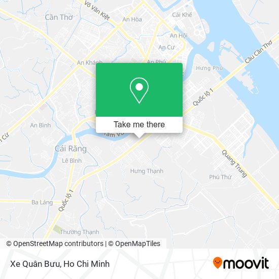 Xe Quân Bưu map