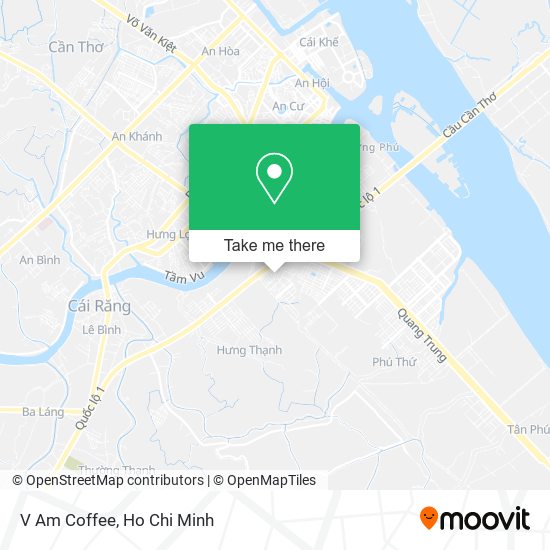 V Am Coffee map