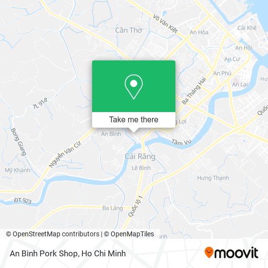 An Bình Pork Shop map