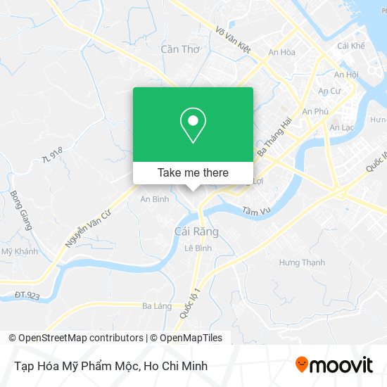 Tạp Hóa Mỹ Phẩm Mộc map