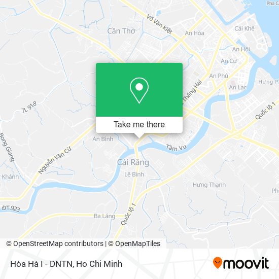 Hòa Hà I - DNTN map