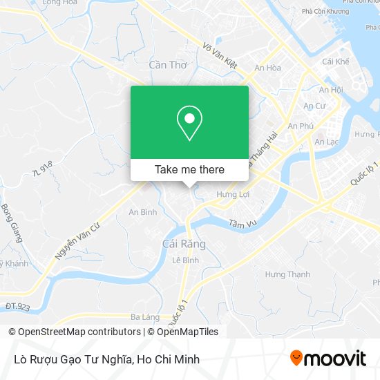 Lò Rượu Gạo Tư Nghĩa map