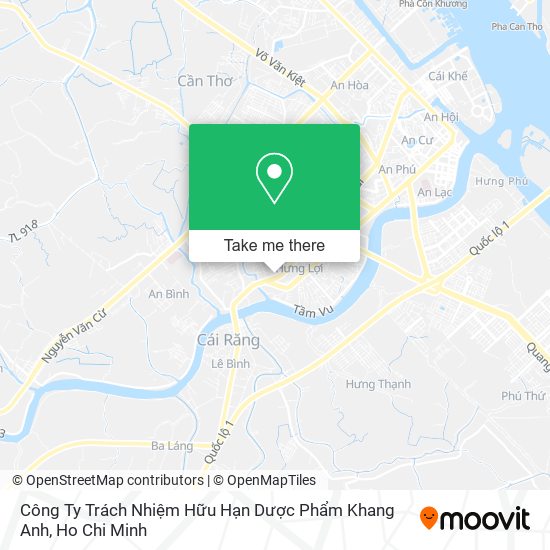 Công Ty Trách Nhiệm Hữu Hạn Dược Phẩm Khang Anh map