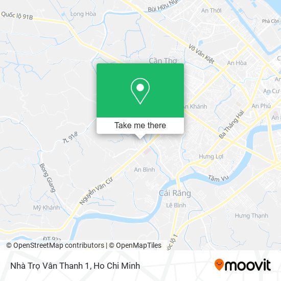 Nhà Trọ Vân Thanh 1 map