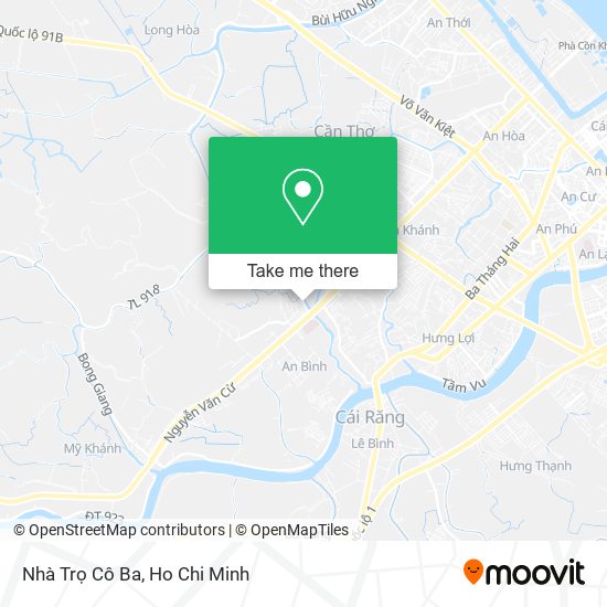 Nhà Trọ Cô Ba map