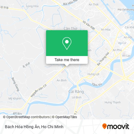 Bách Hóa Hồng Ân map