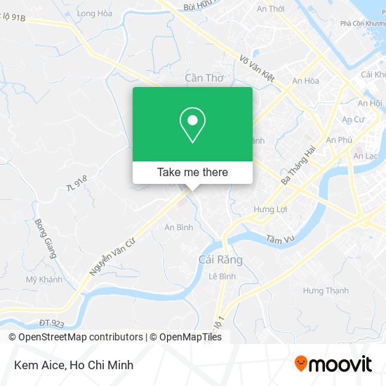 Kem Aice map
