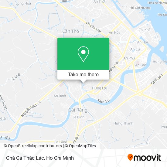 Chả Cá Thác Lác map