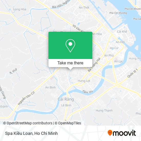 Spa Kiều Loan map