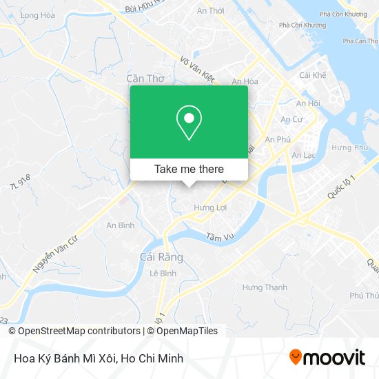 Hoa Ký Bánh Mì Xôi map