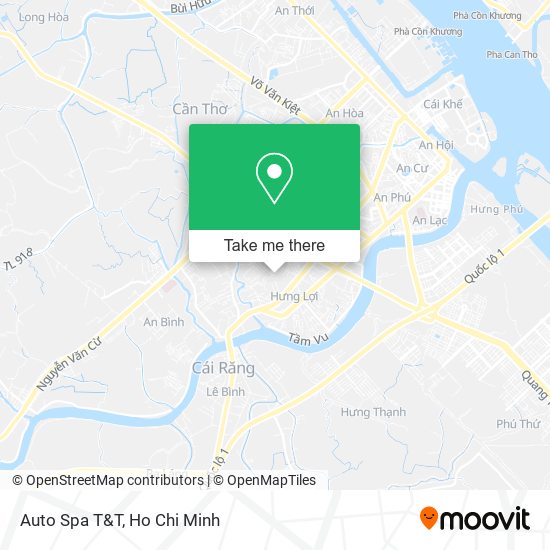 Auto Spa T&T map