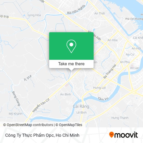 Công Ty Thực Phẩm Opc map