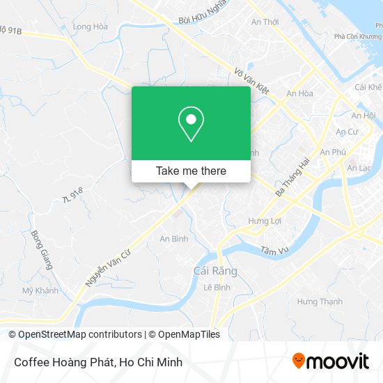 Coffee Hoàng Phát map