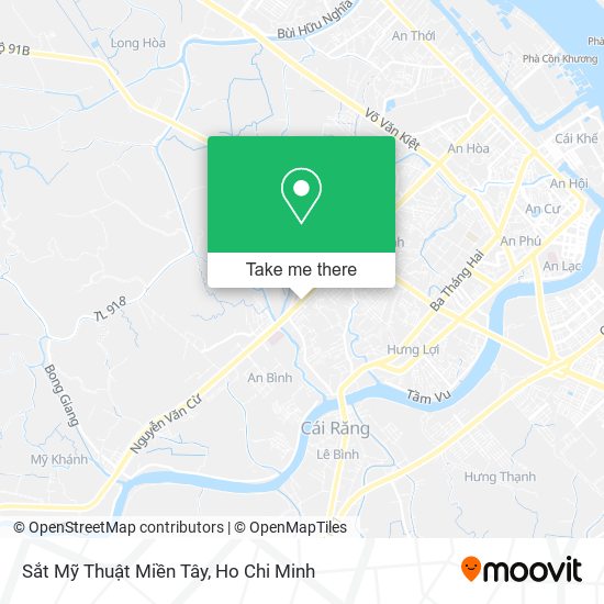 Sắt Mỹ Thuật Miền Tây map