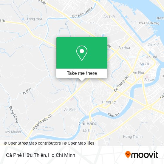 Cà Phê Hữu Thiện map