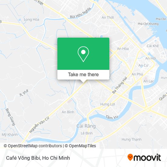 Café Võng Bibi map