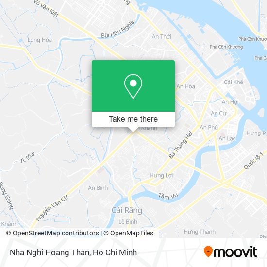Nhà Nghỉ Hoàng Thân map