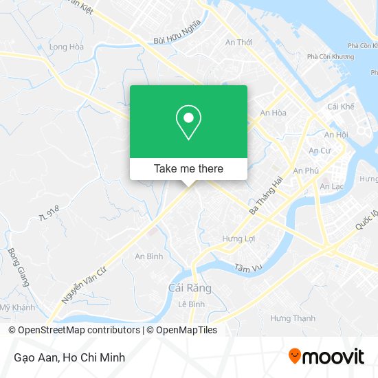 Gạo Aan map