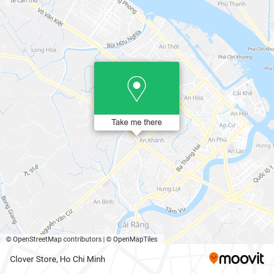 Clover Store map