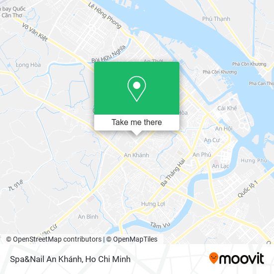 Spa&Nail An Khánh map