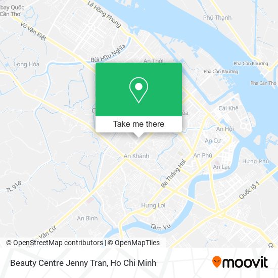 Beauty Centre Jenny Tran map