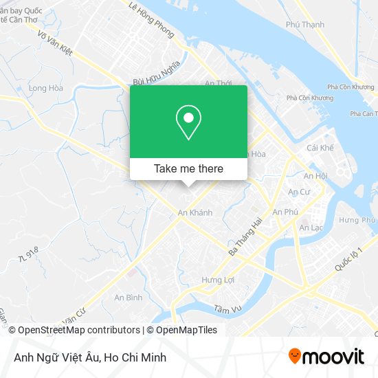 Anh Ngữ Việt Âu map