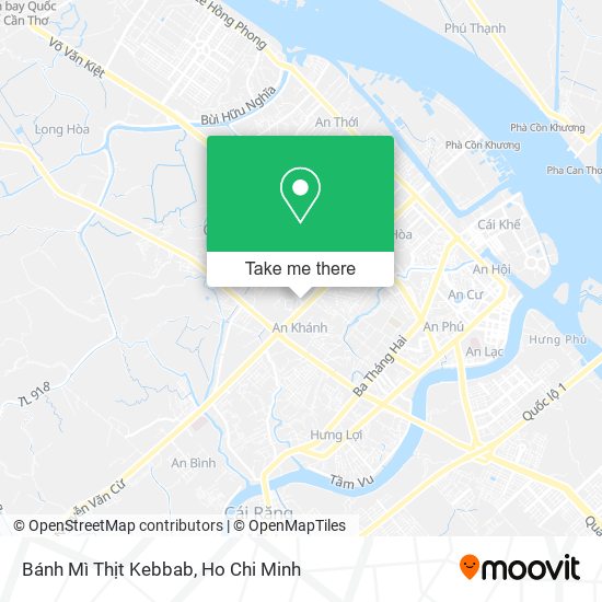 Bánh Mì Thịt Kebbab map